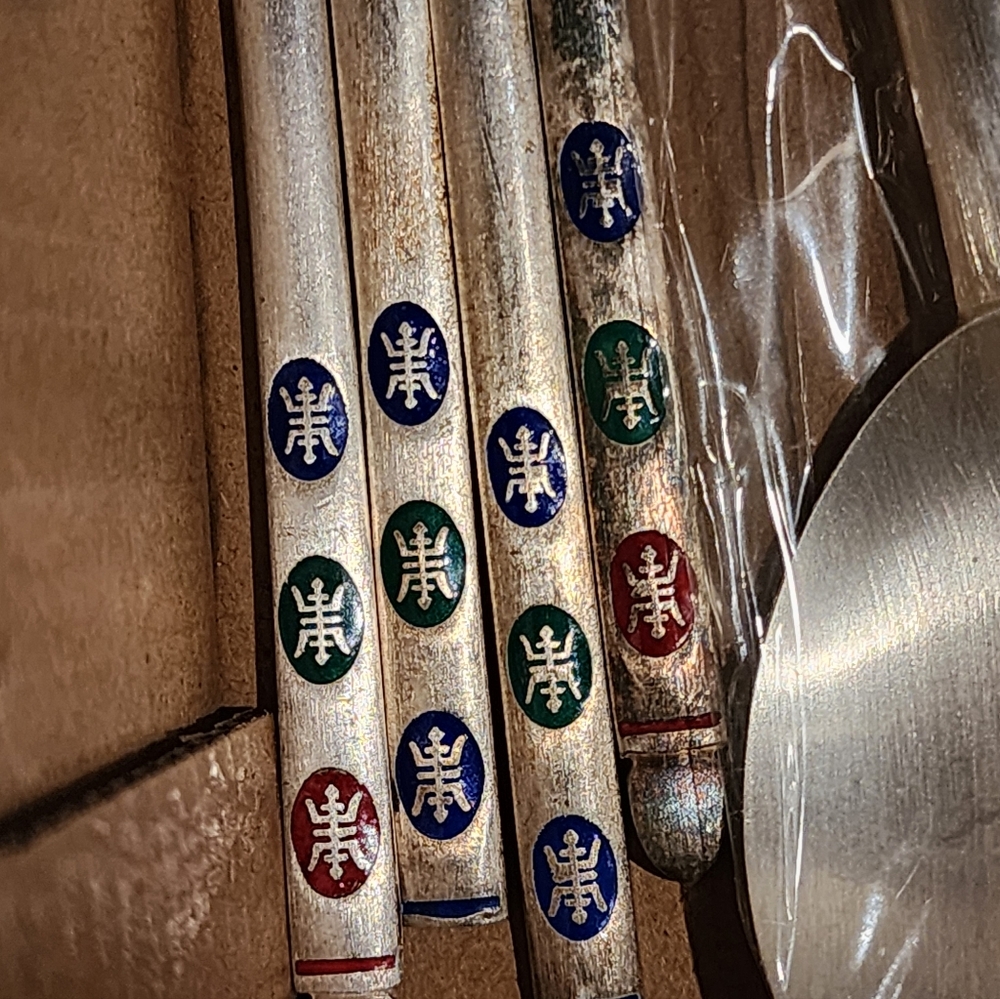 Korean 999 Pure Silver Chopsticks - Picture 9 of 14